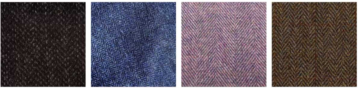 variaciones de tela tweed